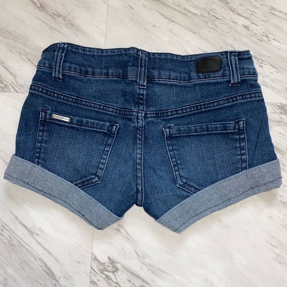 Low Rise Jean Shorts - Picture 2 of 2